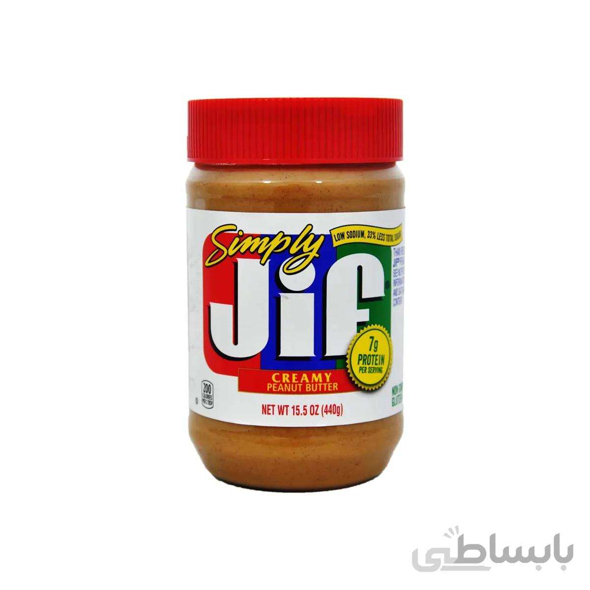 کره بادام زمینی ( کم سدیم و کم شکر ) ۴۴۰ گرم جیف – jif