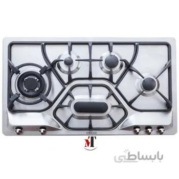 اجاق گاز ۵ شعله استیل البرز مدل S5908 ا oven of Alborz Steel model S5908