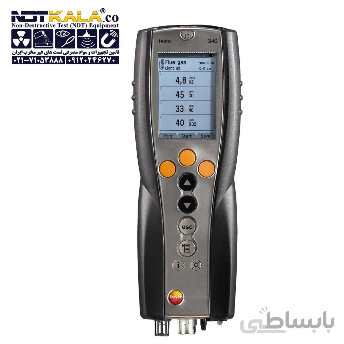 انالیزر گاز دودکش تستو testo 340