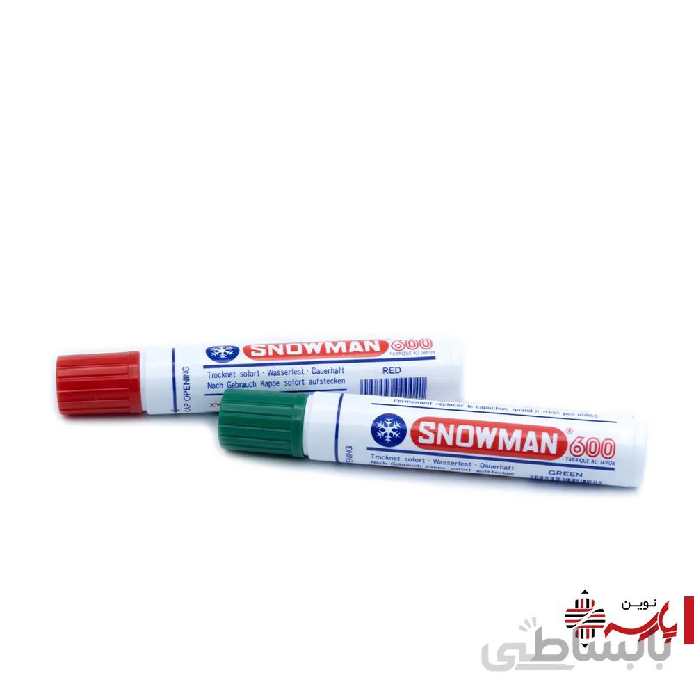 ماژیک معمولی سرتخت 600 اسنومن