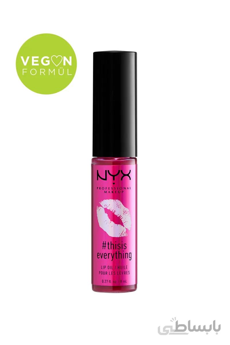 NYX Professional Makeup روغن مراقبت از لب – این همه چیز است Lip Oil Sheer Berry 800897185695