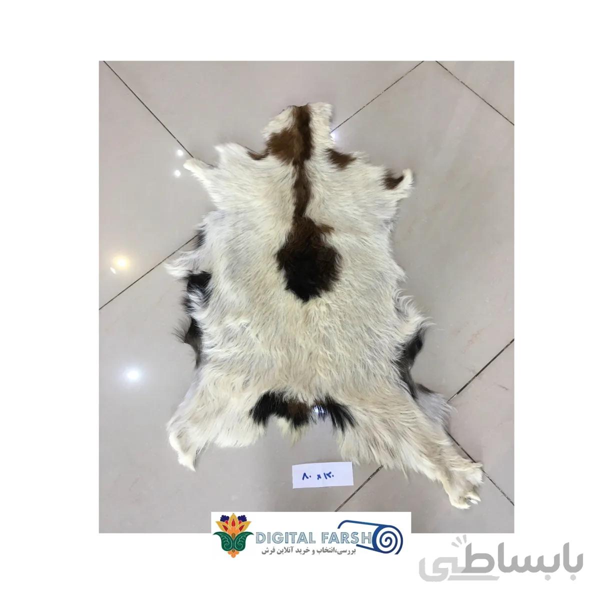 پوست طبیعی تزیینی بزی ا sheep wool کد 900688