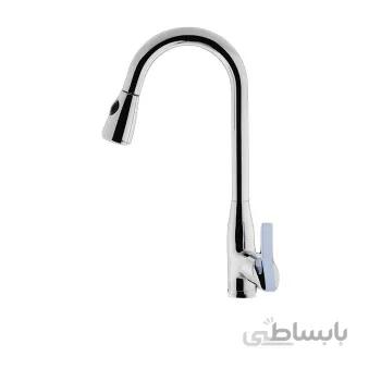 شیر آشپزخانه شیلنگدار درخشان مدل لوکس