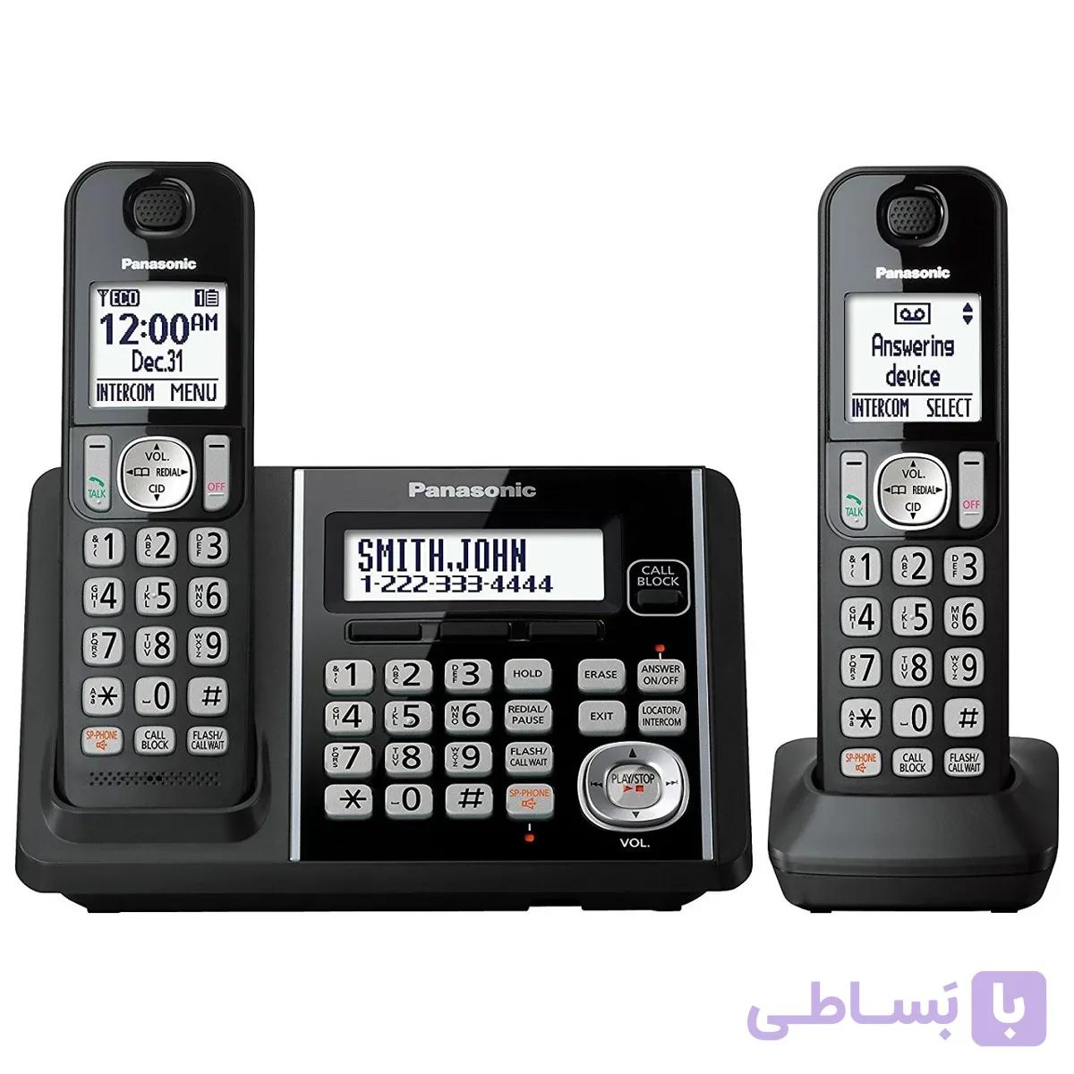 تلفن بی سیم دو گوشی پاناسونیک مدل KX-TG3752