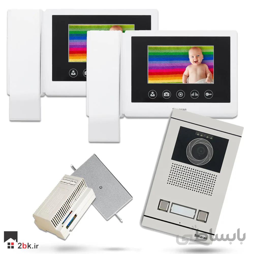 آیفون تصویری دو طبقه سیماران حافظه دار HS-43TK/M100I