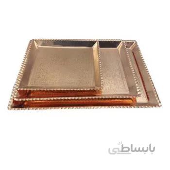 ست سینی مسی چایخوری 3 تایی توت کالا tootkala 1440