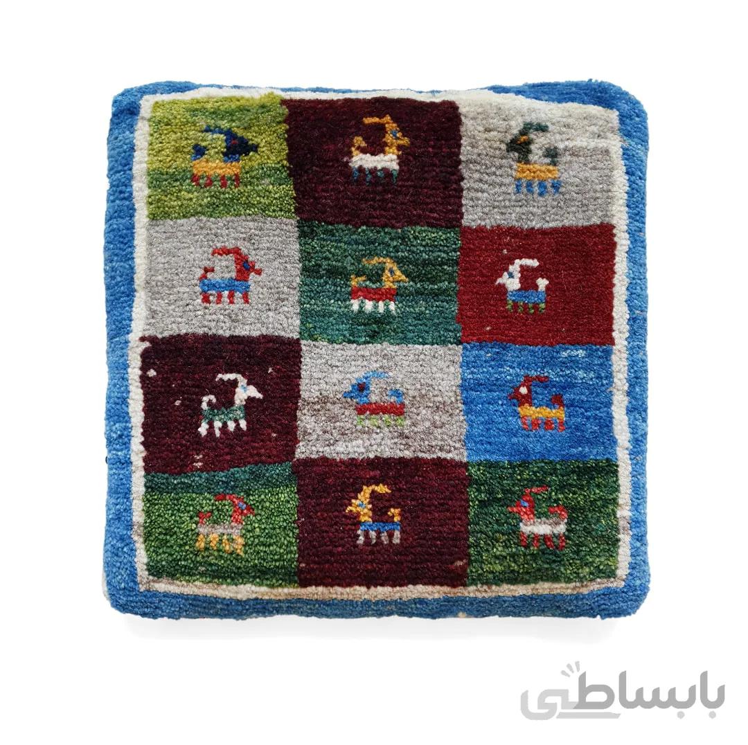 کوسن گبه طرح کاشی - 40×40 سانتی