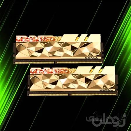 رم جی اسکیل Trident Z Royal Elite 64GB 32GBx2 4266MHz CL19 Gold