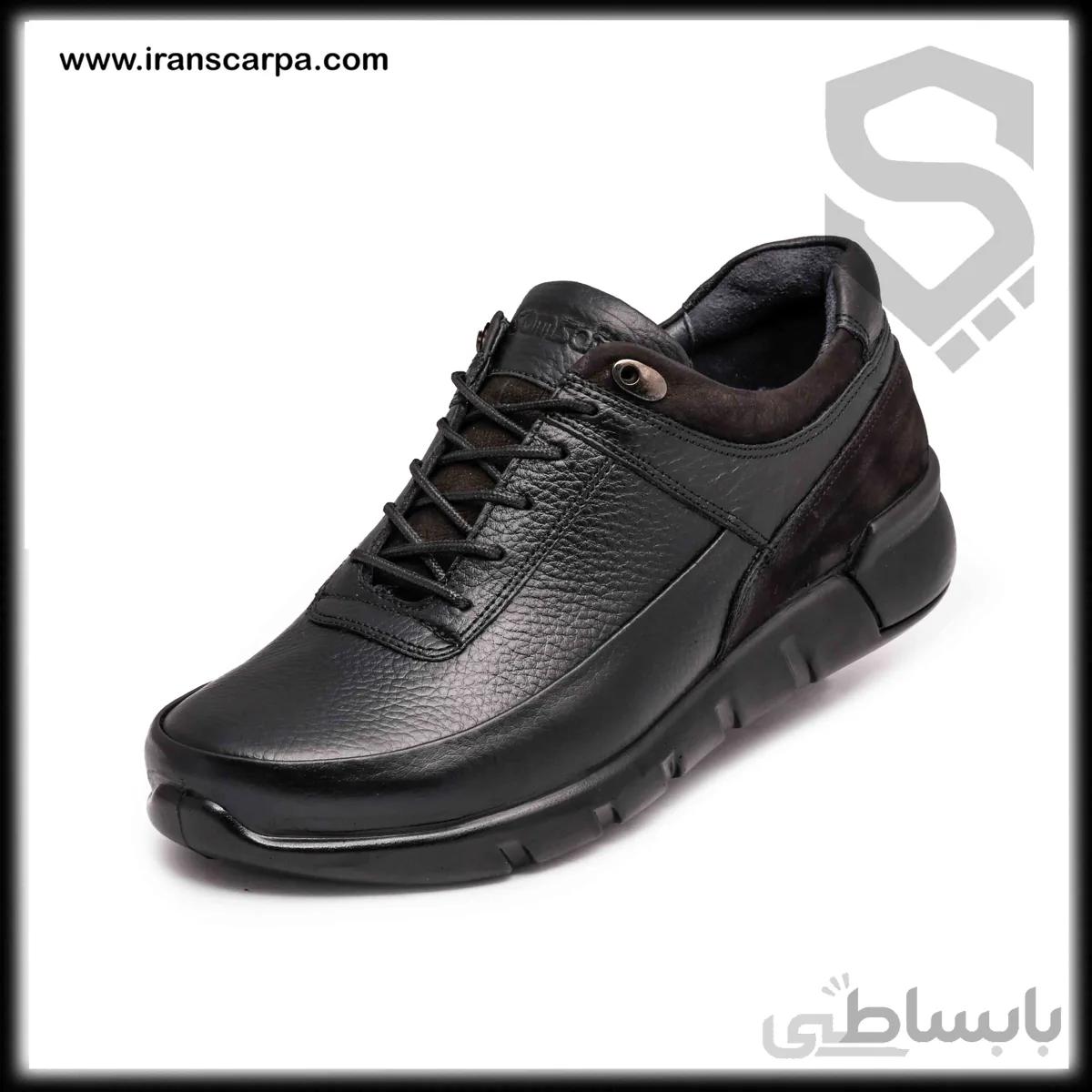 کفش چرم تبریز مردانه مدل یوجی بندی