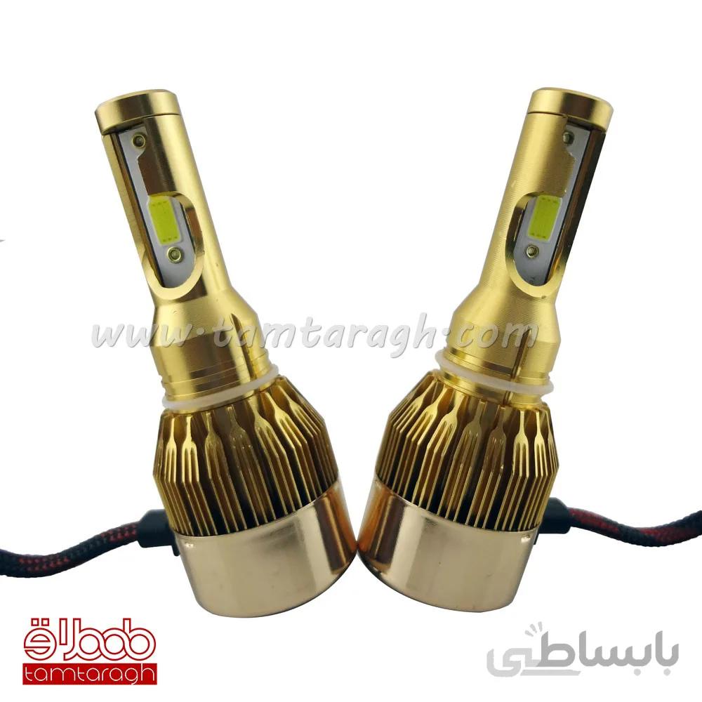 هدلایت d5 پایه h4، هدلایت پایه h4 دو رنگ دو کنتاکت