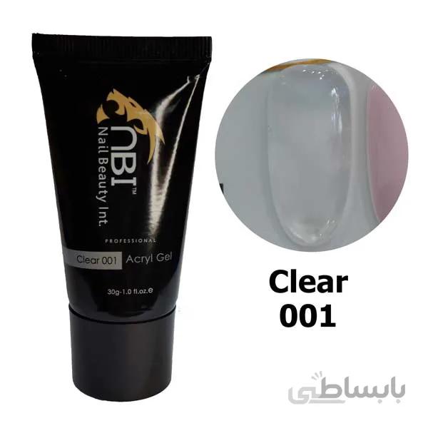 پلی ژل ان بی آی 30 گرم شماره NBI Poly Gel 001