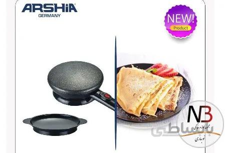 کریپ میکر (نان ساز) 900 وات مشکی 116-2523 عرشیا Arshia