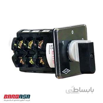 کلید گردان تک فاز یک طرفه 63 آمپر مدل KA6301 الکتروکاوه