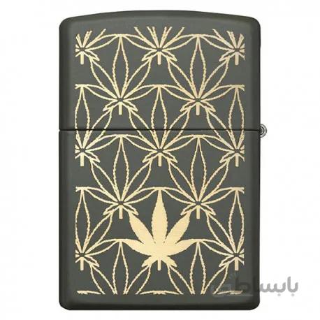 فندک اصل زیپو مدل 29589 | آمریکا | Leaf Pattern Design
