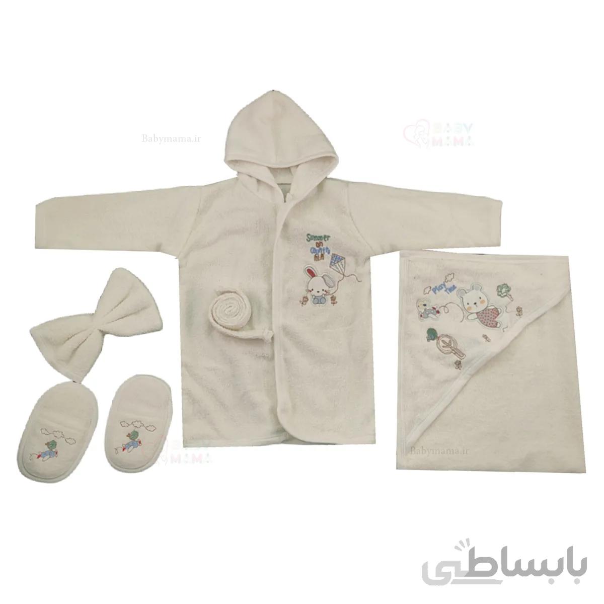 سرویس حوله گلدوزی Babi Tof