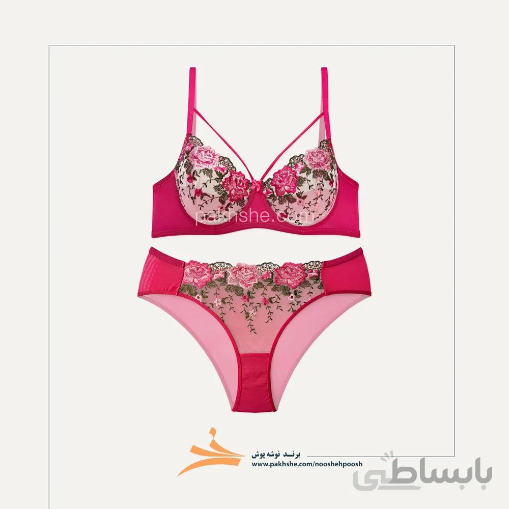 ست هارنس دار فانتزی سرخابی برند نوشه پوش کد 550891