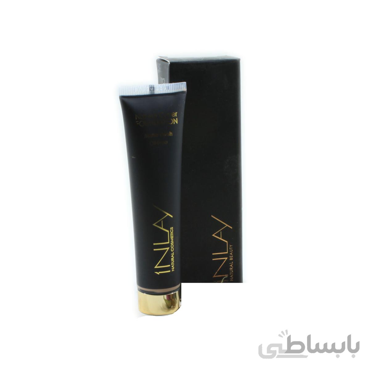 کرم پودر مات کننده اینلی مدل عاج شماره 10 ا Inlay natural cover foundation Ivory NO.10