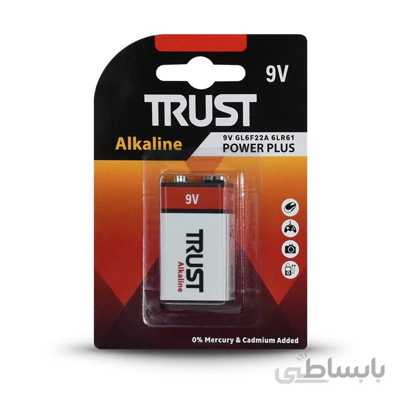 باتری کتابی تراست 9 ولت مدل آلکالاین