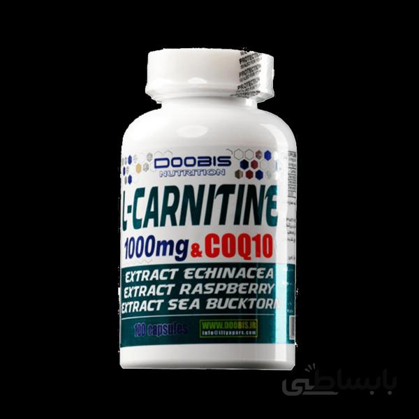 کپسول ال کارنیتین ۱۰۰۰ میلی گرمی دوبیس ۱۰۰ عدد ا Doobis L-Carnitine 1000 mg 100 Caps