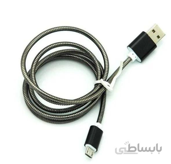 کابل شارژر اندروید جنس فلزی