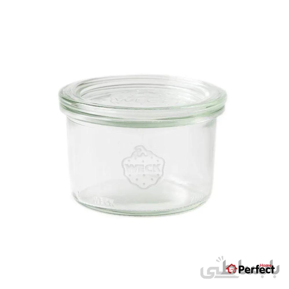ظرف شیشه ای در دار Weck 200ml مدل ۷۵۱