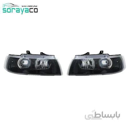 چراغ سمند مشکی جلو مدرن