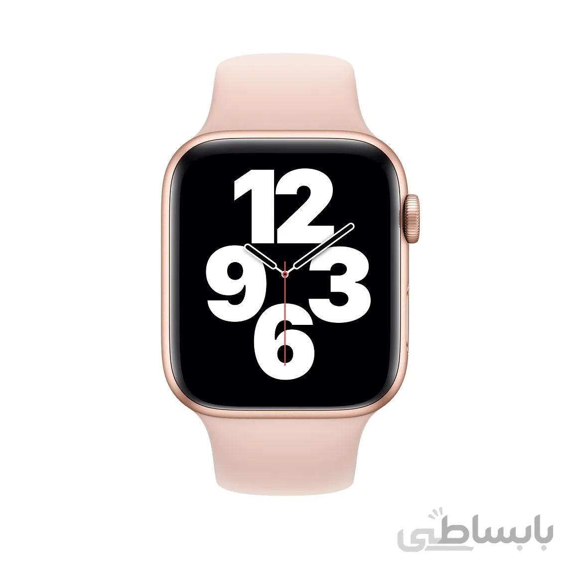 بند اسپرت سیلیکونی اصل رنگ صورتی برای مدل های 42 و 44 میلی متر صورتی Pink / 42 ا 42-44 mm Apple Watch Silicone Pink Sport Band - Regular