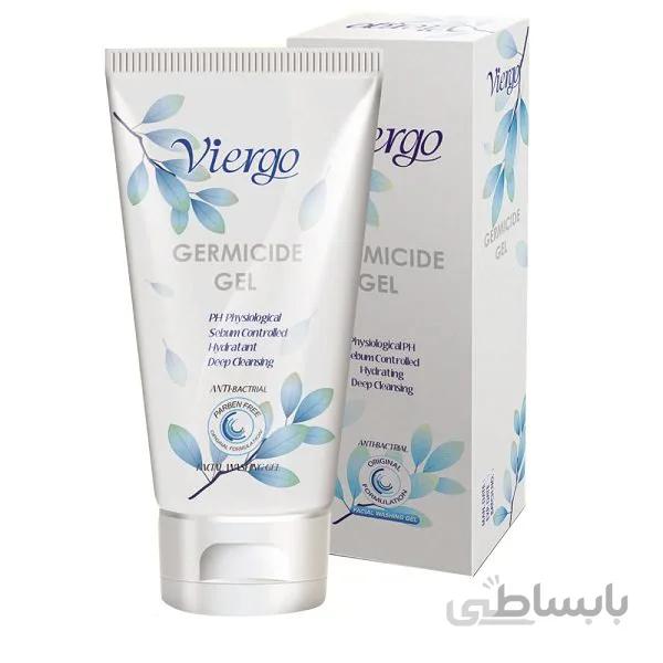 ژل شستشوی صورت ویرگو مدل germicide gelمناسب پوست چرب