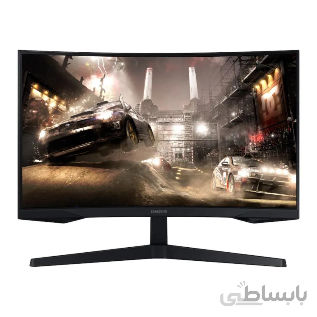 مانیتور خمیده 27 اینچ سامسونگ مدل LC27G55TQWMXUE G5 Odyssey ا Samsung LC27G55TQWMXUE G5 Odyssey 27-Inch Gaming Curved Monitor
