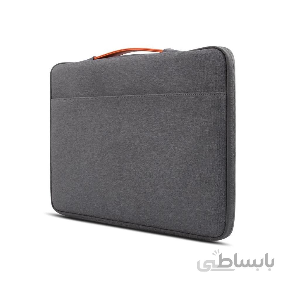 کیف مک بوک 15 اینچی JCPal رنگ طوسی مدل Nylon business