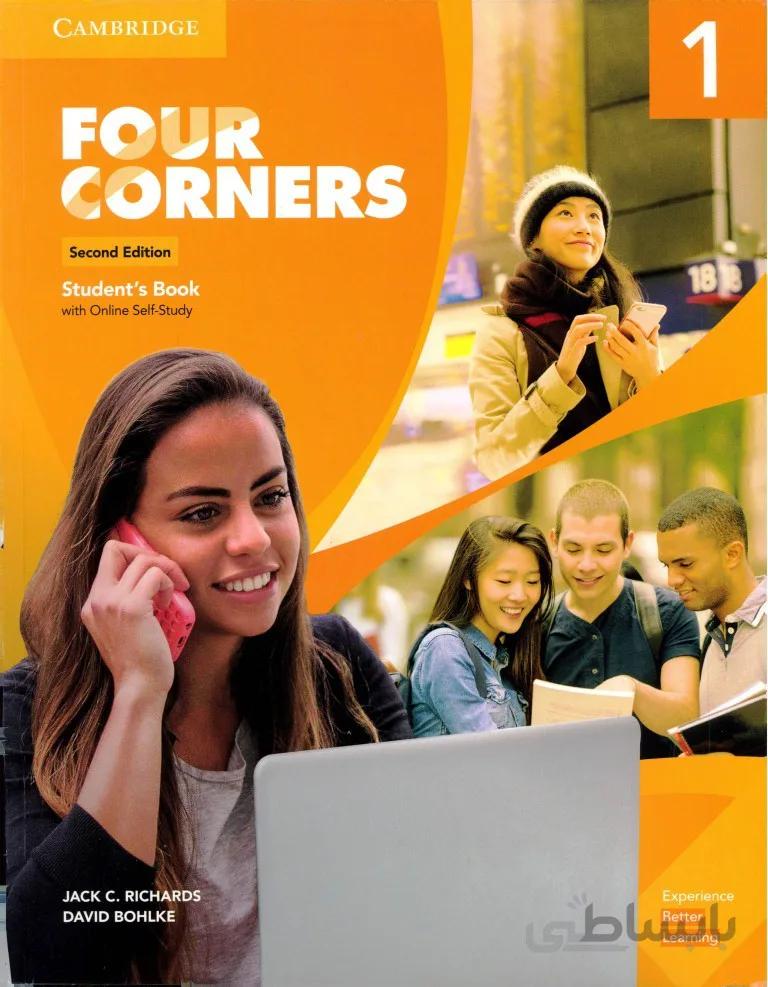 خرید کتاب انگلیسی فور کرنرز Four Corners 2nd 1 SB+WB+DVD