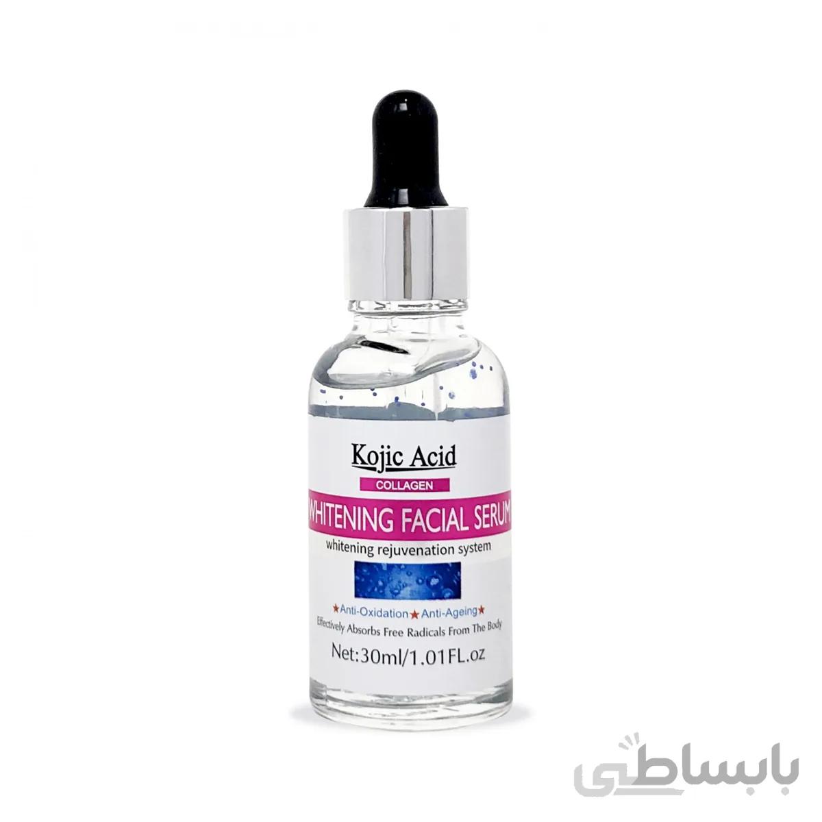 سرم روشن کننده و ضد پیری کوجیک اسید کلاژن kojic acid collagen