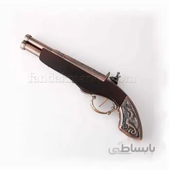 فندک دکوری مدل تپانچه دولول طرح اژدها