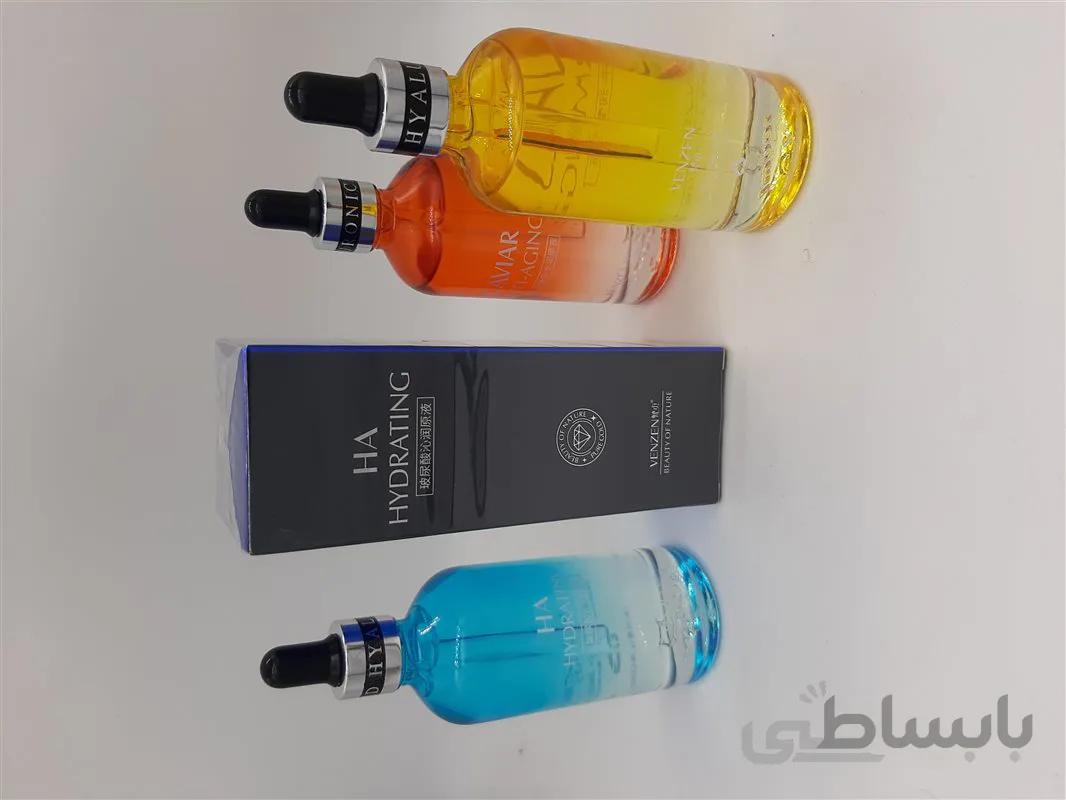 سرم ضد پیری پوست ونزن عصاره خاویار حجم ۱۰۰ میلی لیتر مدل FZ15865 ا venzen beauty of nature caviar anti aging