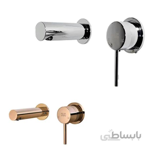 ملزومات شیر روشویی توکار کلار مدل فلور لاکچری