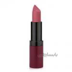 رژ لب مات مخملی شماره 12 گلدن رز مدل Golden Rose Velvet Matte Lipstick