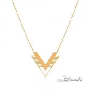 گردنبند طلا طرح اسلیمی کد LN868