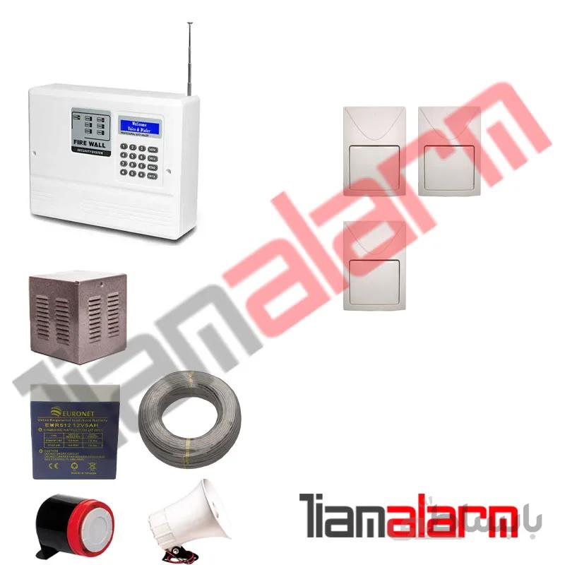 پکیج دزدگیر اماکن باسیم مدل فایروال تلفنی F7F3