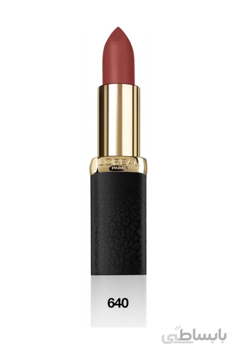 L Oreal Paris رژ لب مات – رژ لب اعتیاد رنگ ریچ مات ۶۴۰ Erotique 3600523399932