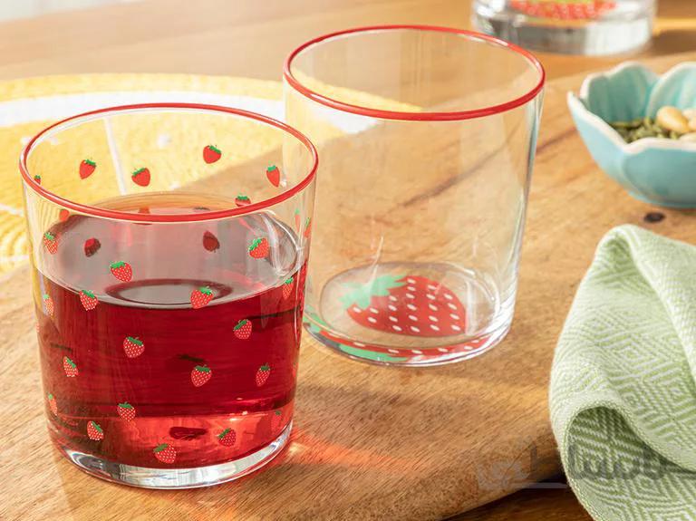 ست ۲ عددی لیوان انگلیش هوم طرح Strawbery