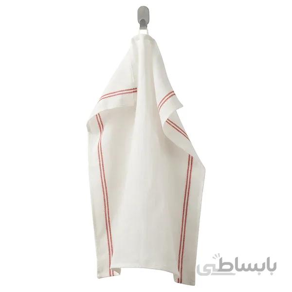دستمال آشپزخانه IKEA مدل HILDEGUN قرمز