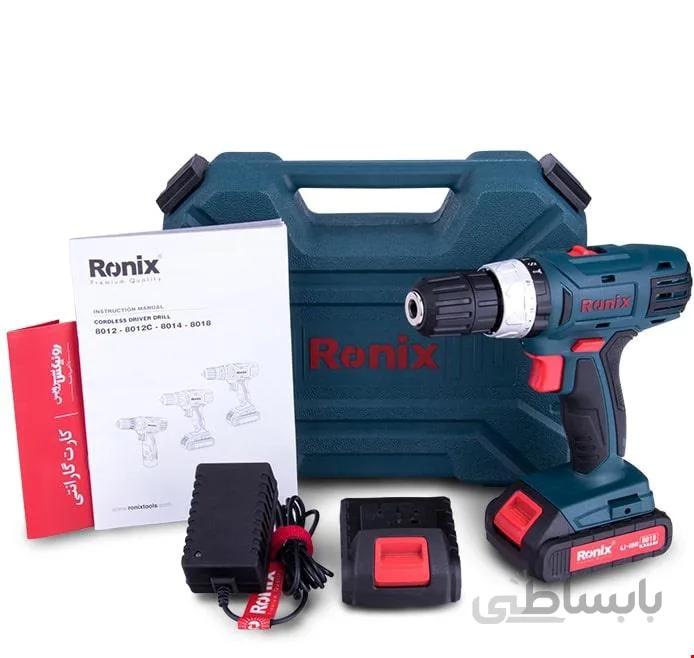پیچ گوشتی شارژی8018 رونیکس
