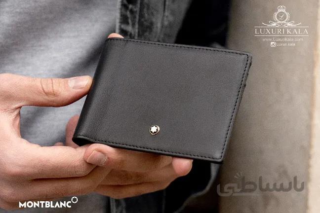 کیف پول چرم Mont Blanc ا Mont Blanc MeisterStuck Wallet ( Light Shine Leather )