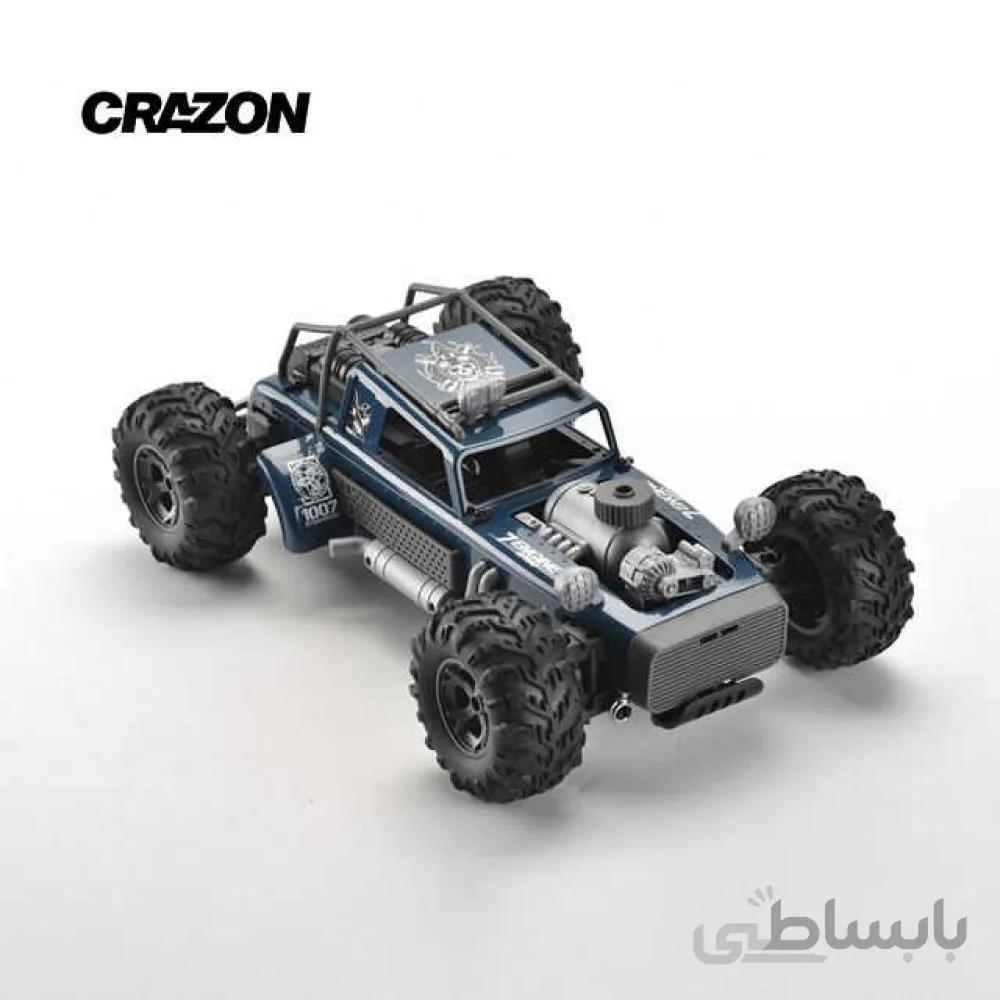 ماشین اسباب بازی کنترلی شارژی دودزا مدل Crazon 2.4g 4wd Cross Country Truck Spray Radio Control Spray Smoke Stream Rc Car
