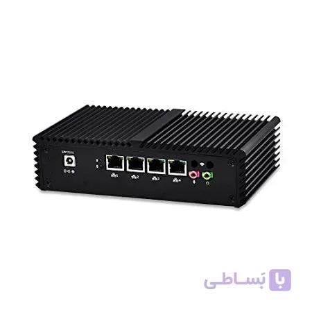 Qotom AES-Ni Mini PC با 8 گیگابایت Ram 64Gb SSD WiFi Fanless Mini PC Core i5 با درگاه سریال