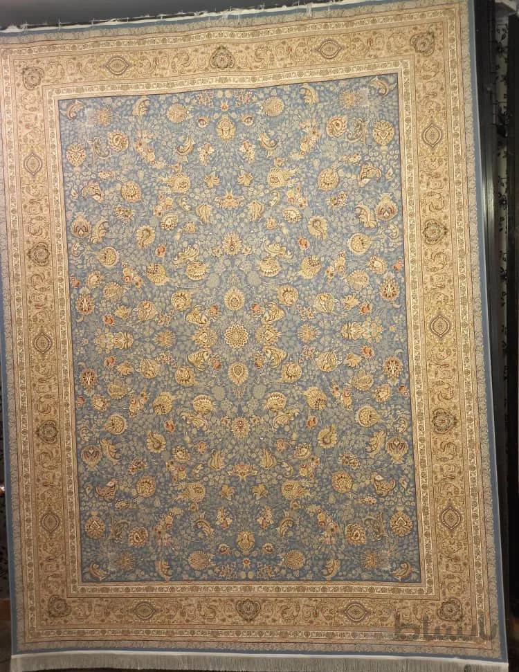 خاطره کویر کاشان طرح افشان سلطنتی 1600 شانه آبی
