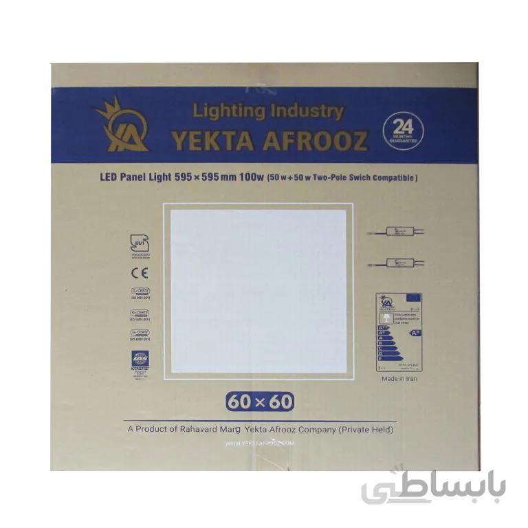 پنل توکار 60*60 ال ای دی 100 وات یکتا افروز