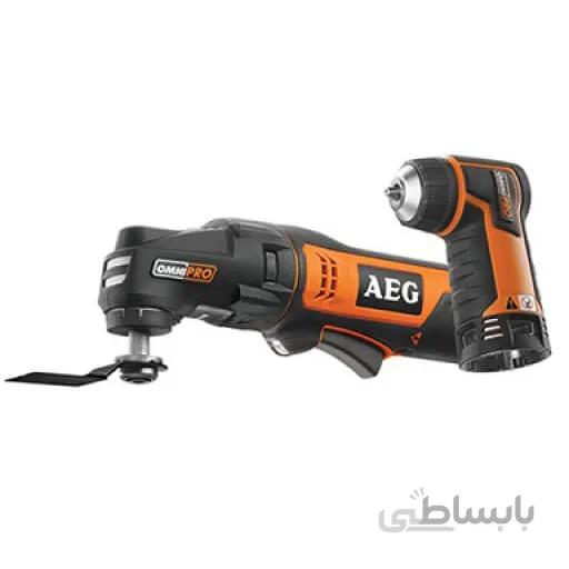 چند کاره شارژی 12 ولت لیتیوم AEG مدل OMNI12CLI-KIT2 ا 12-volt rechargeable lithium AEG model OMNI12CLI-KIT2