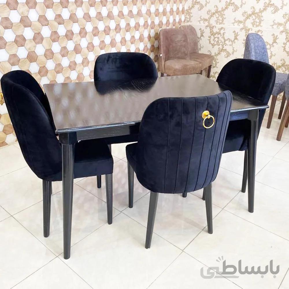 صندلی غذا خوری طاووس چوب توسکا افرند