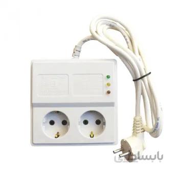 محافظ دو خانه یخچال و فریزر سرامیکی ارت دار جهان الکتریک با کابل 1.8 متری ا ceramic electrical protector with earth